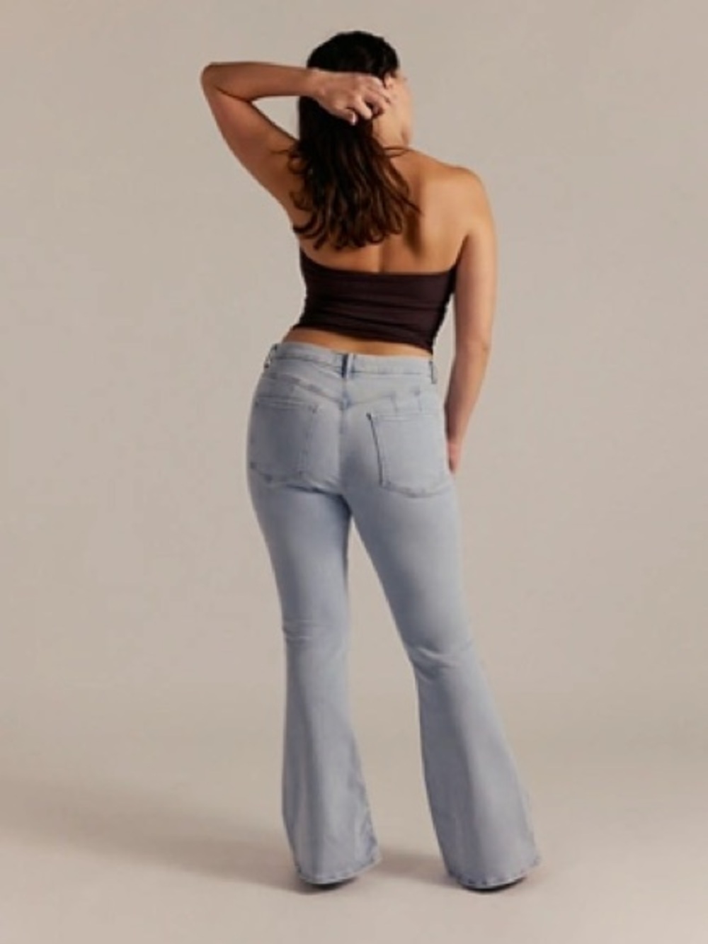 NWT Free People Crvy pull on wide leg jeans